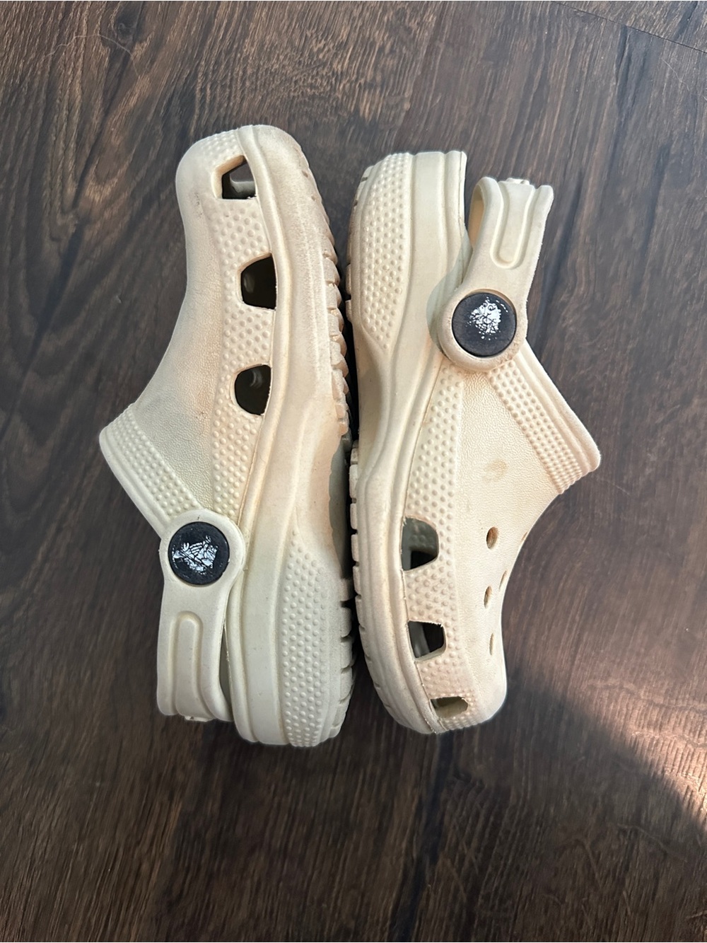 CROCS Kids Beige Cream Classic Clog